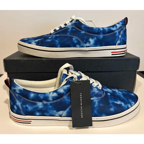 TOMMY HILFIGER REMMO MEN\'S SHOES COLOR BLUE TYE DYE SIZE 10M NEW IN BOX main image 6